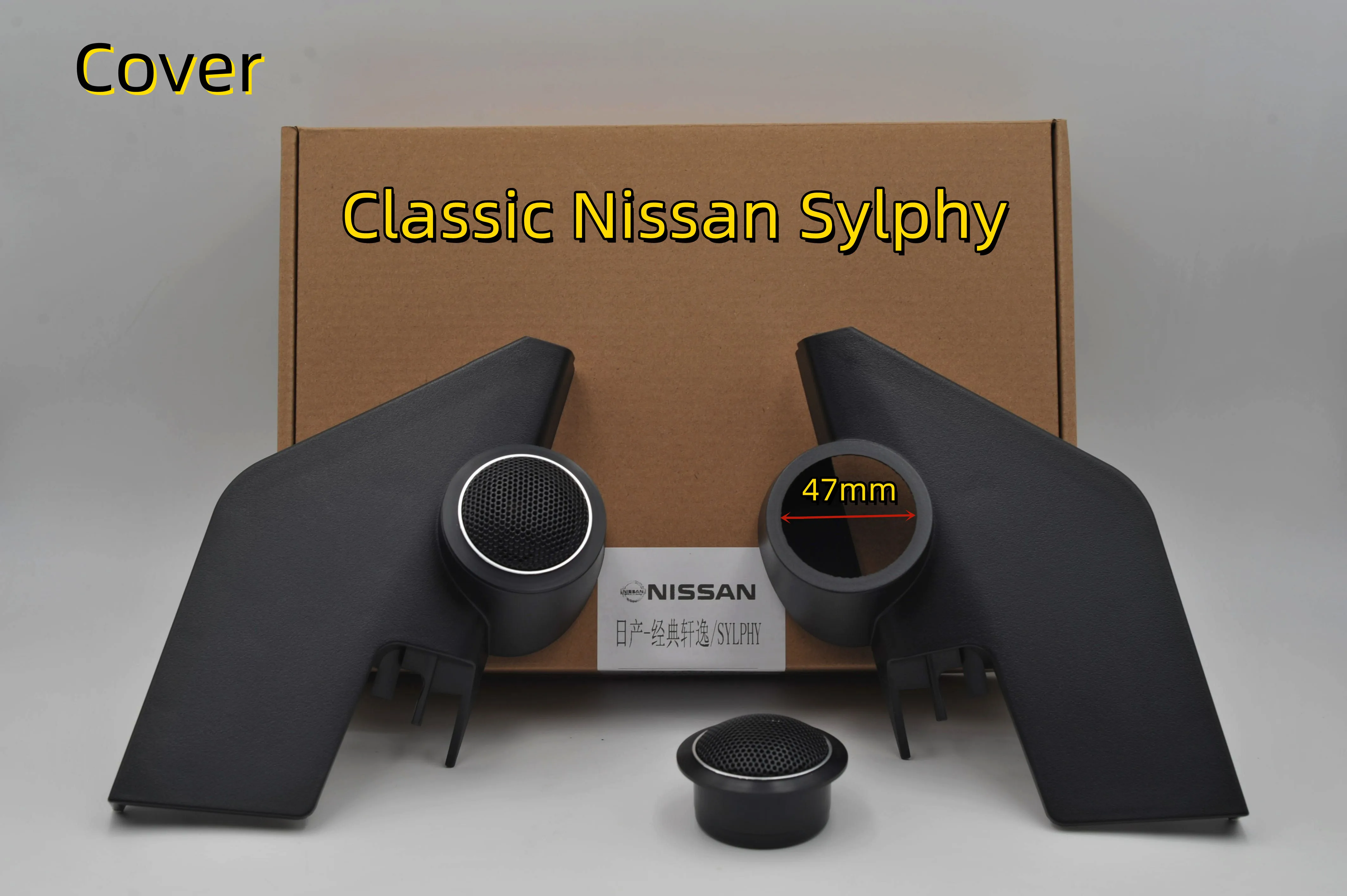 For Nissan Sylphy Sentra 2014 2015 2016 2017 2018 2019 2022 2020 Car Tweeter Refitting Audio Door Angle Gum Speaker Cover Boxes