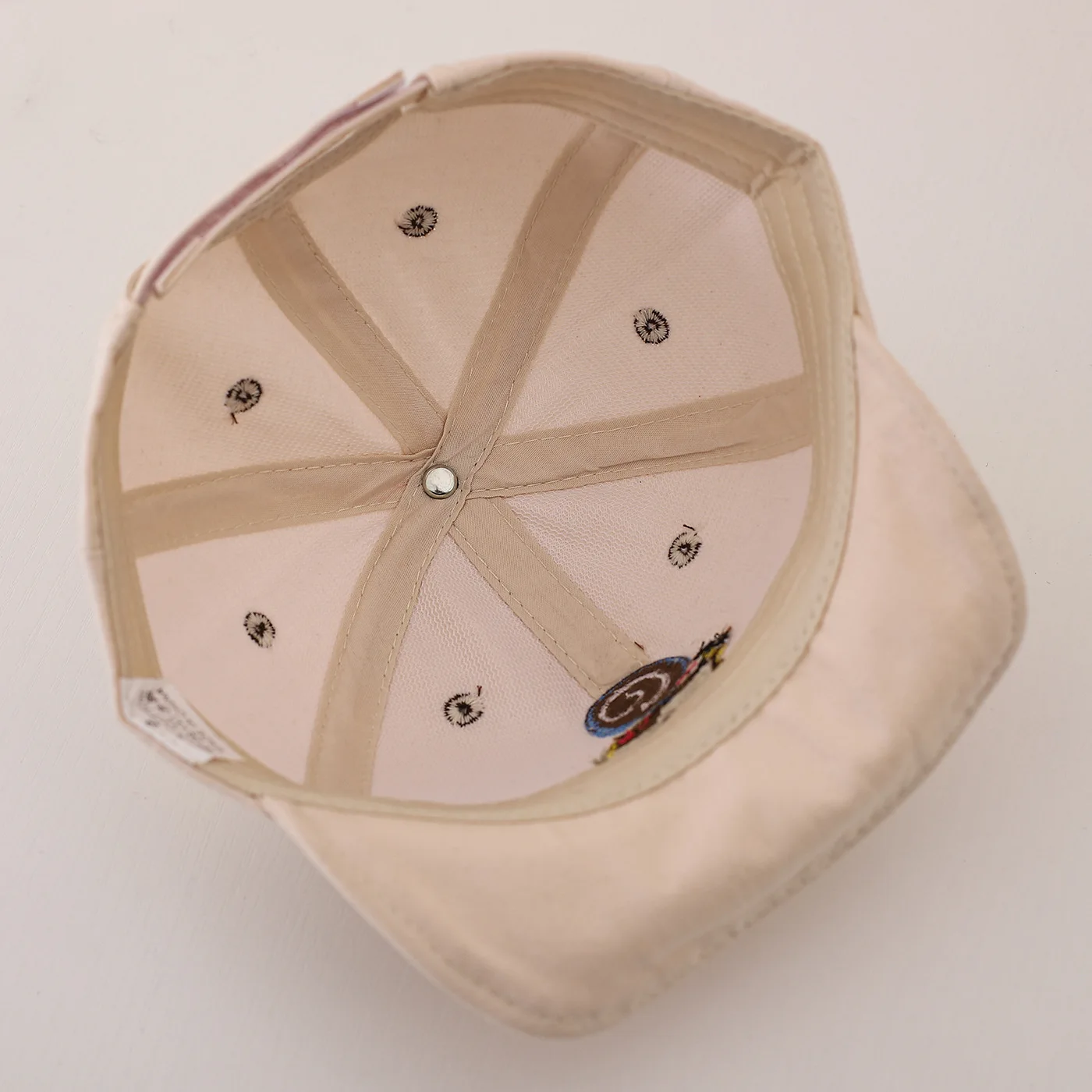 New Embroidered Baby Cap Korean Snail Toddler Boy Girl Baseball Cap Soft Cotton Summer Infant Peaked Hat view 3