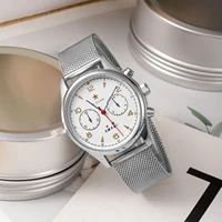 2026 nuevos relojes para hombres 1963 piloto reloj automático 40mm impermeable retro cronógrafo de cuarzo reloj de vestir vintage