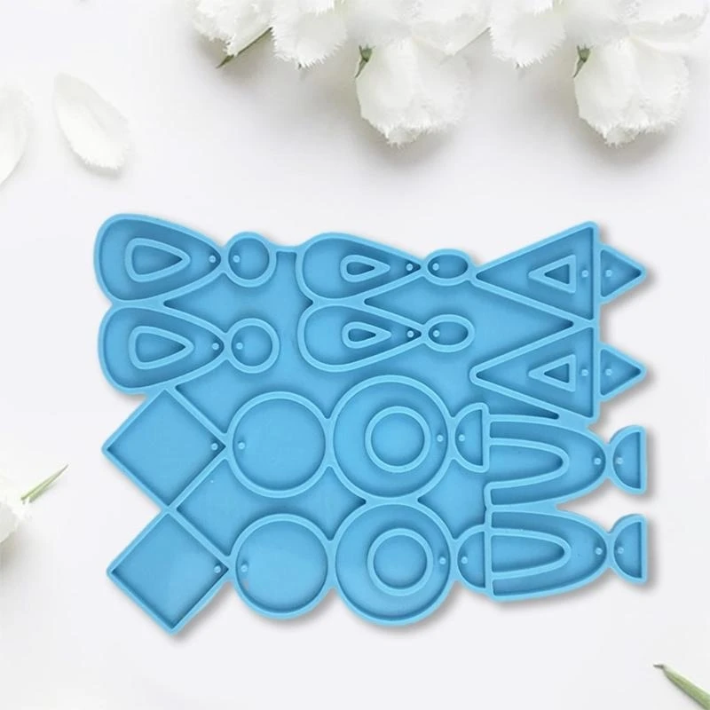 N5KA Handmade DIY Eardrop Earring Silicone Mold DIY Art Crafts Ear Studs Casting Mold