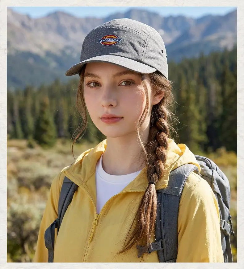 Dickies New Quick-Dry American Retro Outdoor Visor Hat, UV Protection Sun Baseball Cap for Men Women Casual