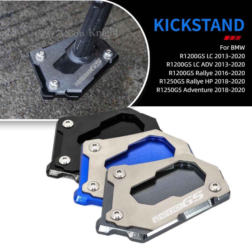 Motorcycle Side Stand Enlarge Extension For BMW R 1200 GS LC R1200GS ADV R1250GS Adventure R 1250 GS Accessories CNC Kickstand
