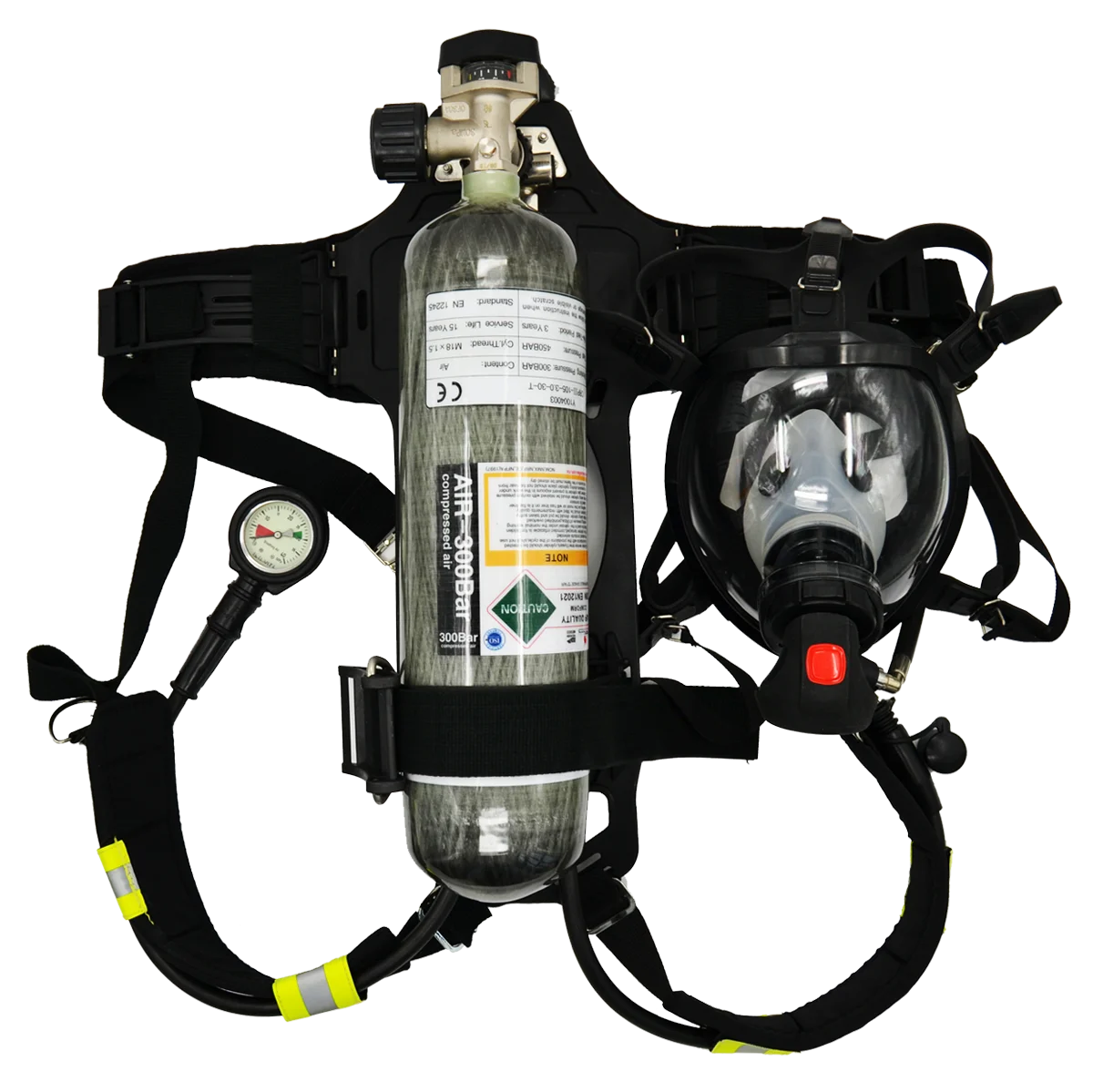 CE New marine firefighthing apparatus 6.8l carbon fiber cylinder positive pressure air compressor SCBA sets