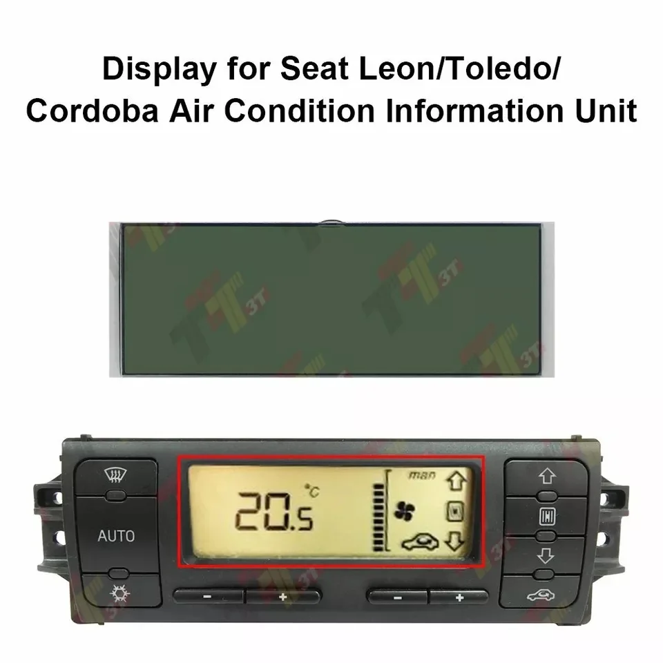 Dashboard Display for Seat Leon/Toledo/Cordoba Air Condition Information Unit Pixel Repair