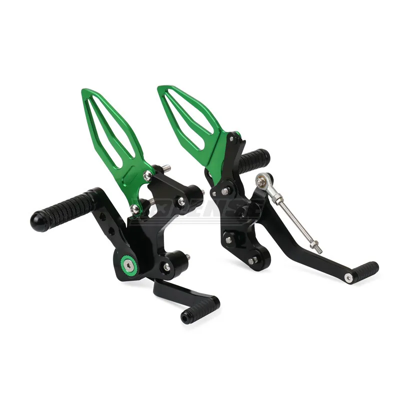 Picture 4: Adjustable Footpeg Motorcycle Raise Move Back Footrests Rearset Rear Foot Rests For NINJA500 NINJA400 Ninja 500 400 Z500 Z400