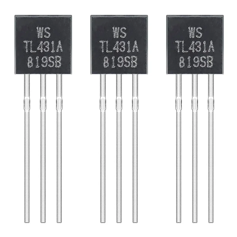 TL431 Voltage Regulator TL431ACL Shunt Regulator Transistor Three-Terminal Precision 1mA to 100mA TO-92 (Pack of 100)