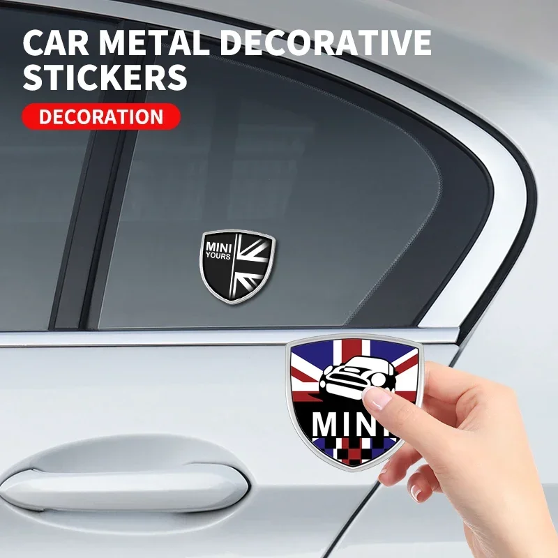 

3D металлическая наклейка-эмблема на боковое крыло автомобиля, защитный значок для BMW MINI WORKS One Cooper JCW R60 R59 R58 R57 R56 R55 F55