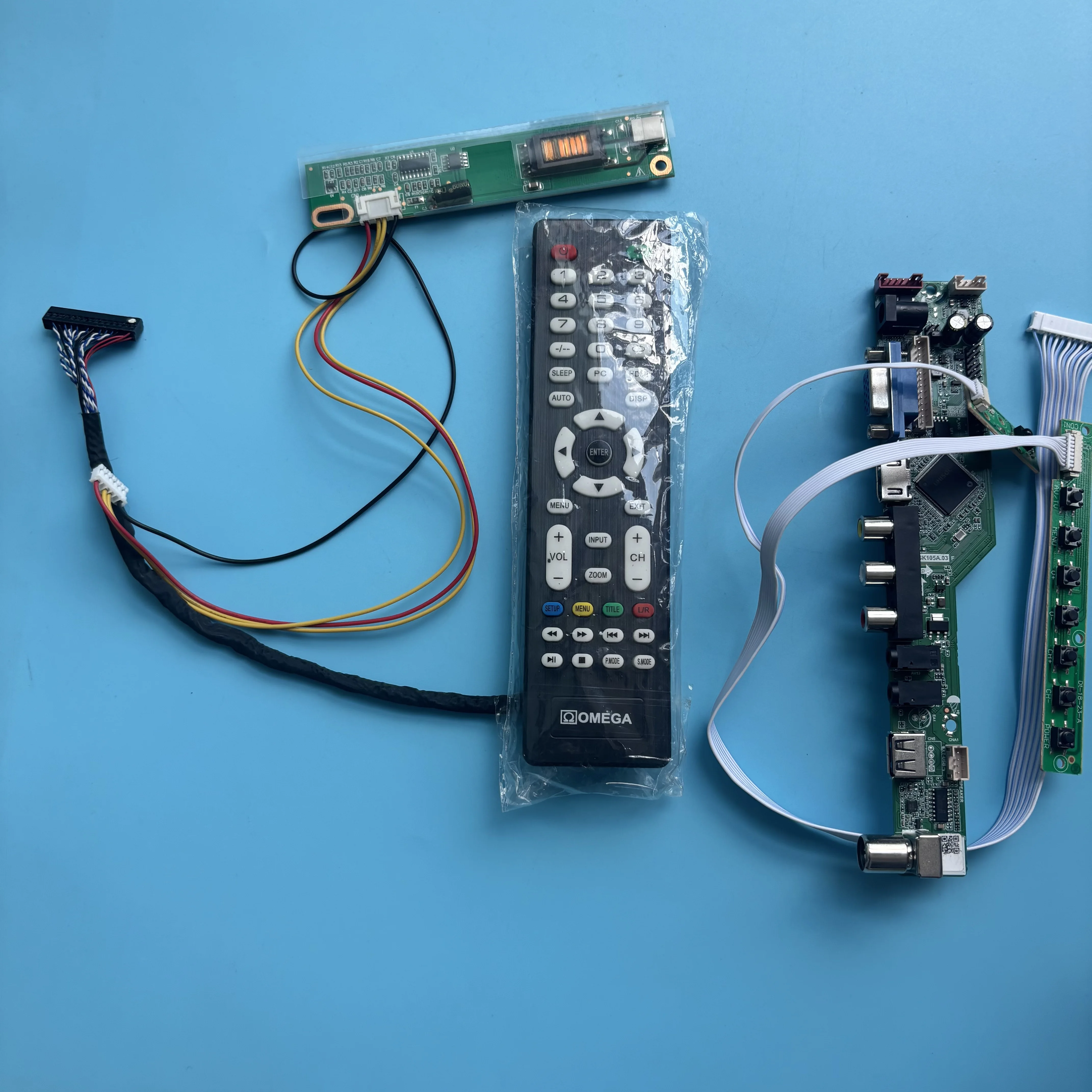 TV Controller Board kit HDMI-Compatible USB Audio VGA AV for N156B3 N156B3-L02/L0B 1366*768 LCD LED panel screen monitor display