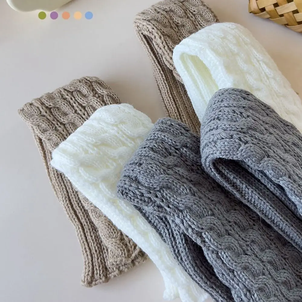 

Fashion Japanese Style Children's Twist Leg Warmers Harajuku JK Leg Socks Foot Cover Lolitas Knitted Leg Cover Children's