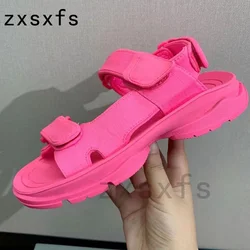 Luxury Brand Flat Beach Shoes For Women Men Plarform Casual Lover's Sandals Women Male Summer Holiday Sandals Unisex