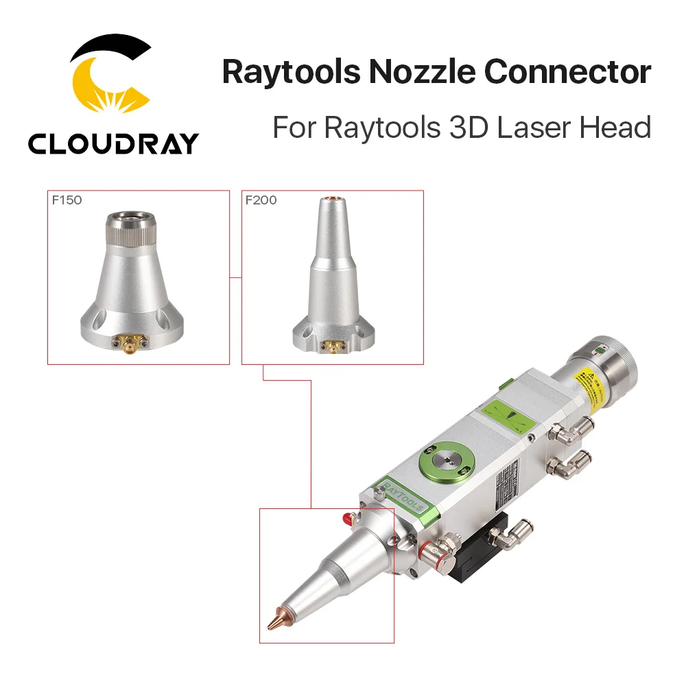 Cloudray Original Raytools 3D Laser Nozzle Connector Laser Ceramic Sensor Part F150 F200 for Raytools 3D Laser Cutting Head