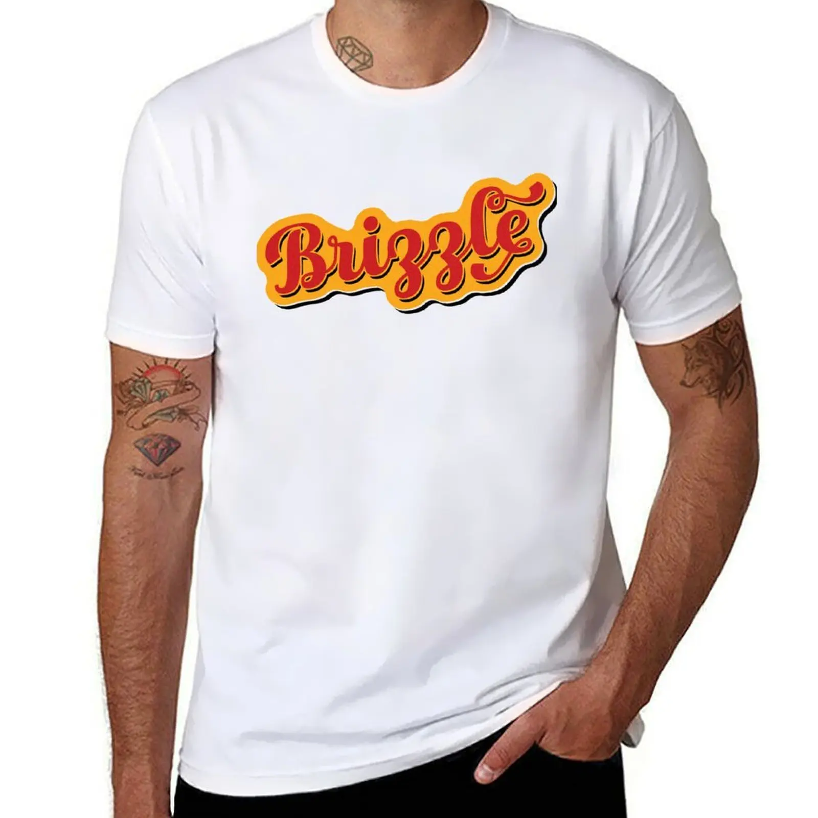

Brizzle, Bristol Slang Dialect T-Shirt Big and Tall Crew Neck Tee