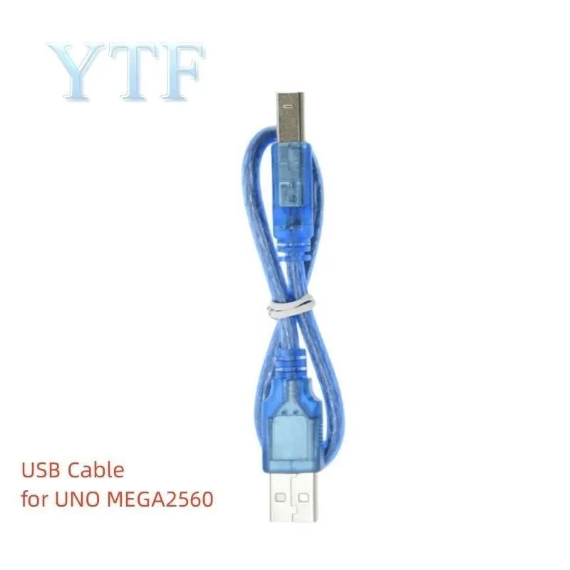 30CM USB Cable for Uno R3/Nano/MEGA/Leonardo/Pro Micro/DUE Blue High Quality A Type USB/Mini USB/Micro USB Cable For Arduino