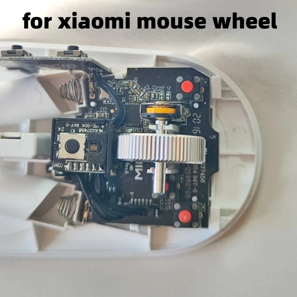 Mouse Wheel for Xiaomi 2/Lite Blue Custom Noise Reduction Metal Aluminum Alloy Mouse Wheel Repair for Xiaomi Intel Accessories