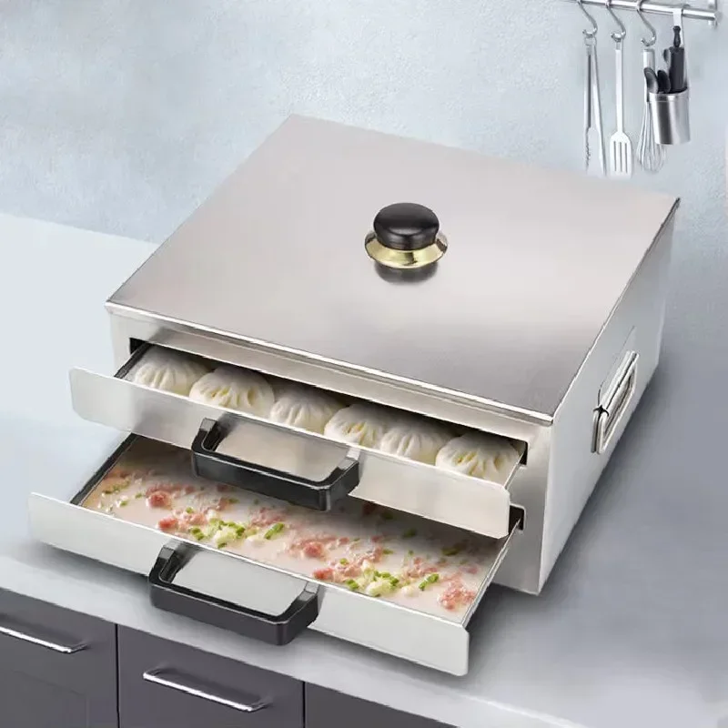 Rice Flour Machine Small Household 304 Stainless Steel Steamer Mini Rice Flour Support Drawer Type Family Cool Leather Machine