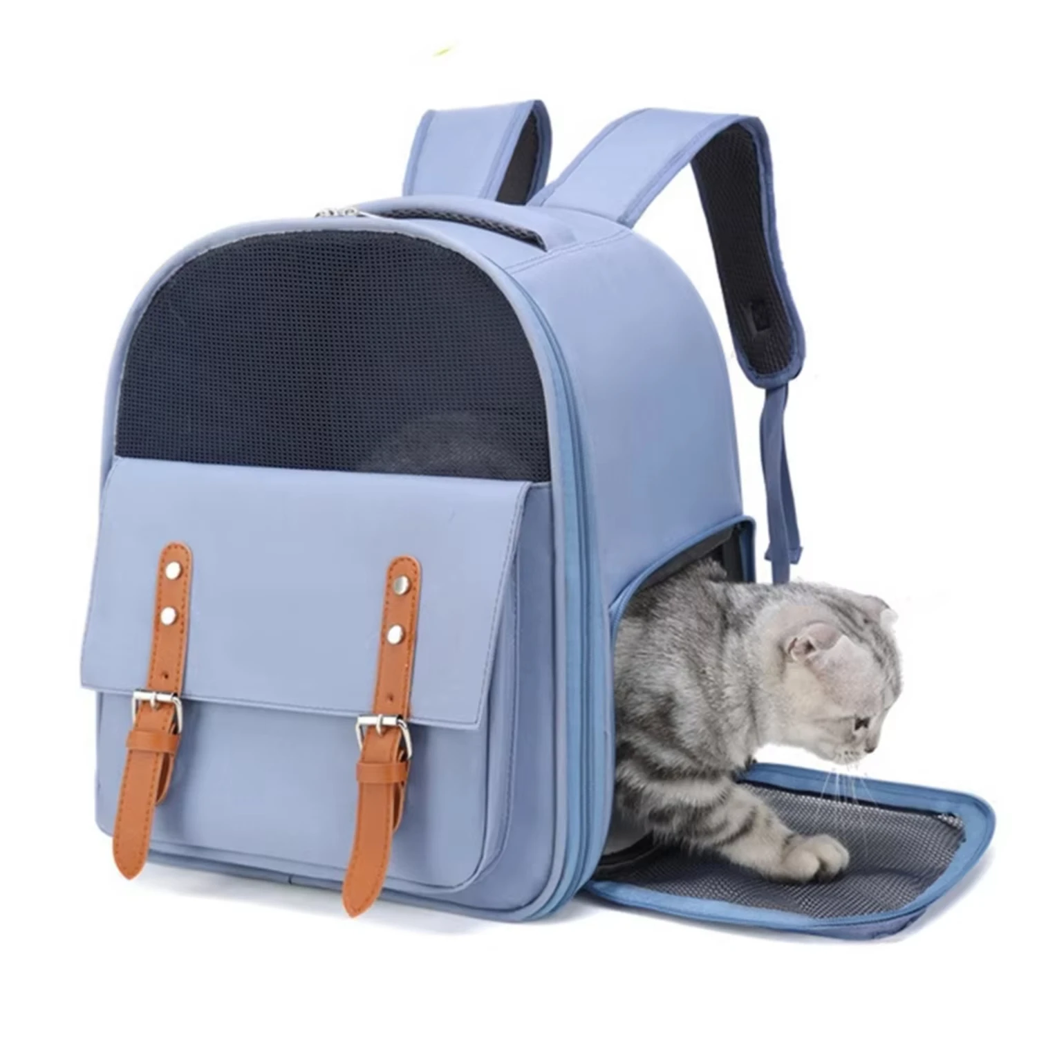 1PCS portable Cat Carrier Backpack, Ventilated Mesh Backpacks Solid Cats Travel  for Cat & Small Dog Outdoor