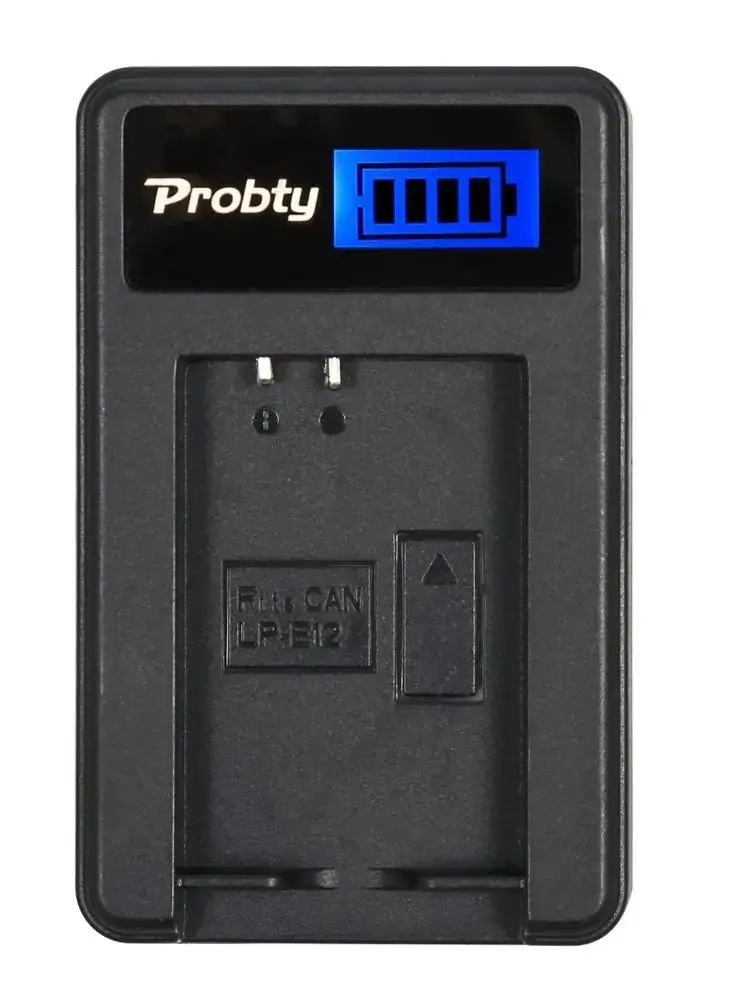 LP-E6NH LP-E6N LP-E6 LP-E6P LCD Battery Charger Compatible with Canon EOS 5DS, 5D IV/III/II, 5D Mark IV/III/II, 6D, 6D II, 7D