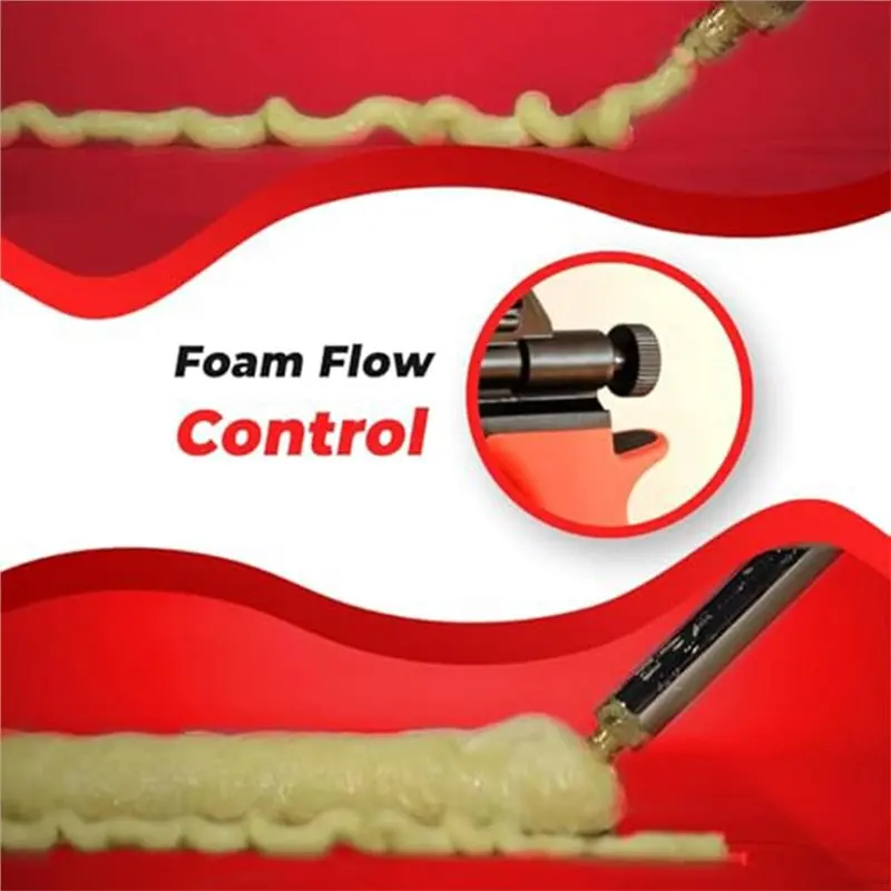 BAAJ-Ideal para calafetagem, vedação de enchimento-pistola de espuma sem limpeza-pistola de pulverização de espuma expansível profissional-corpo de metal resistente