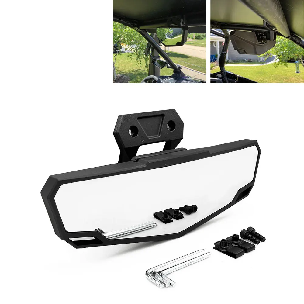 

Center Rear View Mirror Compatible For Polaris RZR PRO XP/RZR PRO XP 4 2020 2021 2022 2023 Polaris RZR PRO R/R 4 2022 2023 360°