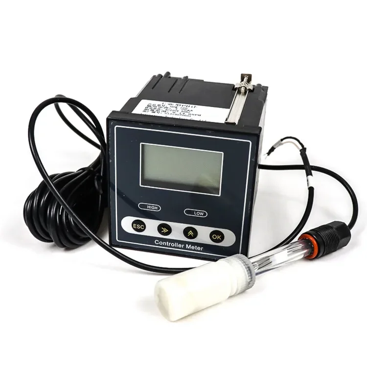 Water PH Digital Industrial Ph Meter Sensor Electrode Ph Probe Controller for Sewage Detection Dosing Control Acid-Base Ratio