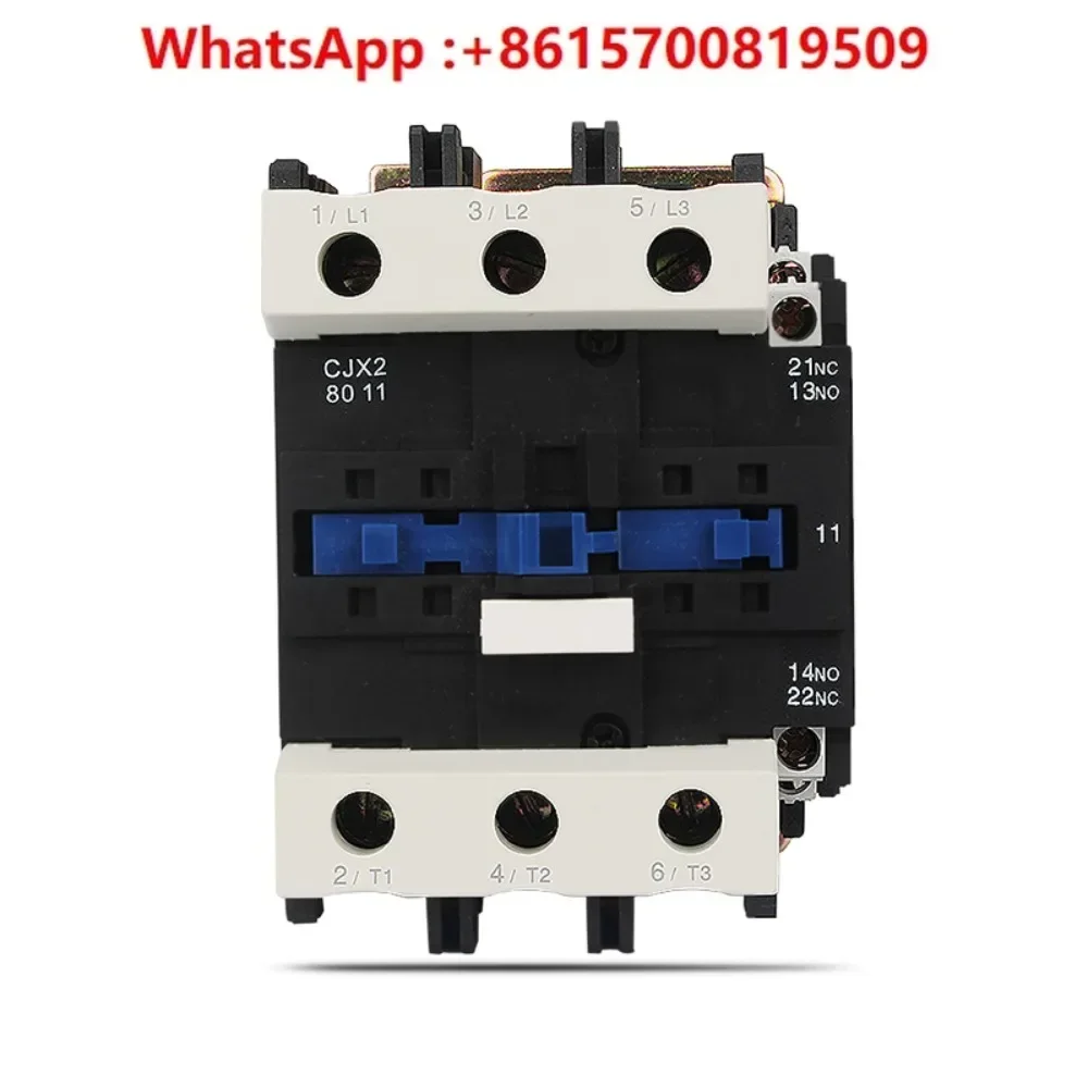 

Контактор переменного тока CJX2-8011 380V 220V 36V 24V 110V серебряные, в точку 80A