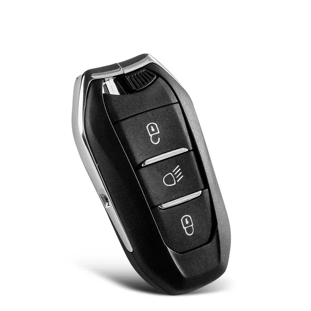 KEYYOU 3 Buttons Car Remote Control Key Case For Peugeot 208 308 3008 508 5008 Citroen C4 C4L DS4 DS5 Keyless Go Card Shell