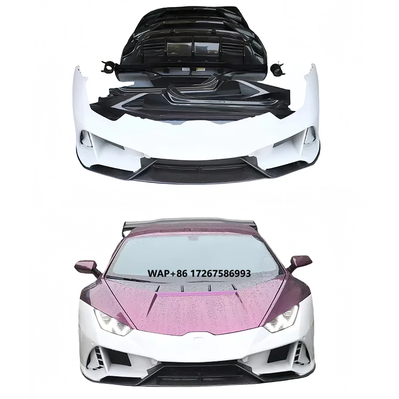

The Huracan LP580/LP610 Is Upgraded with EVO-style Carbon Fiber Body Kits.
