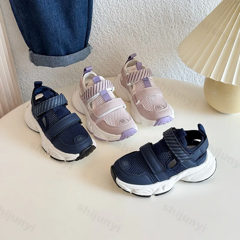 

Childrens' Sport Casual Sandals 2025 Summer New Mesh Hollow Breathable Fashion Trend Comfortable Lightweight Thick Sole Sneakers