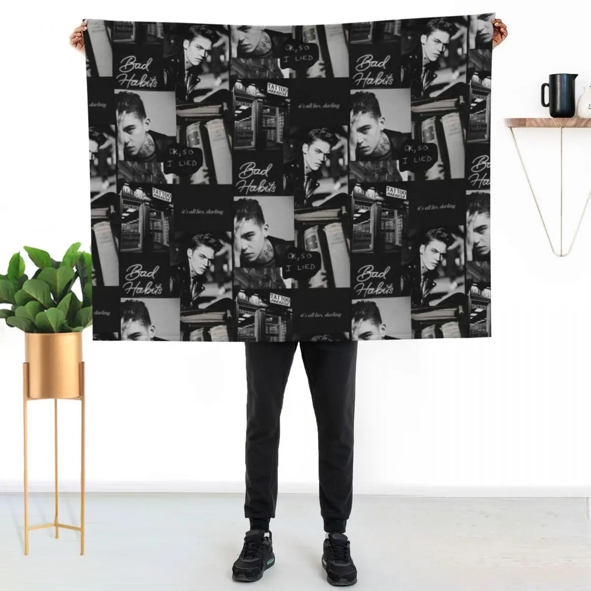 

Hardin Scott/Hero Fiennes-Tiffin Bad Habits /After Throw Blanket Spring Fall Cozy Throw Blanket for Couch