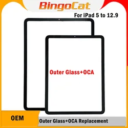 Novecel 5pc 100% OEM Outer Glass With OCA Replacement for iPad Air 6 5 13inch Pro 11inch M4 Mini 6 5 4 A2902 A2903 A2898 A1550