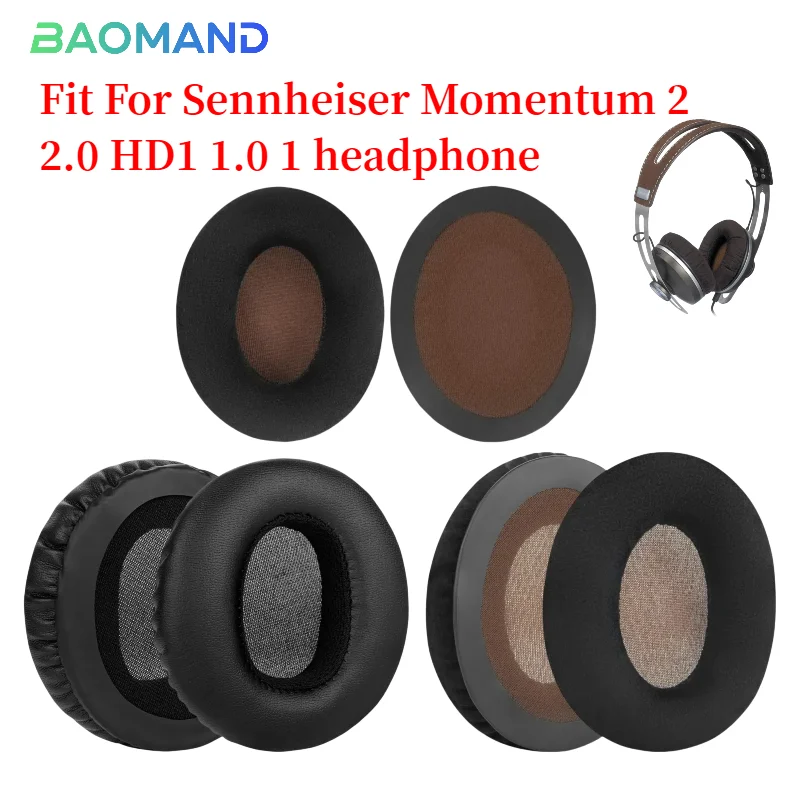 

Replacement Foam Ear Pads Cushions for Sennheiser Momentum 2 2.0 HD1 1.0 1 Headphones Soft Form Earpad High Quality Earpads