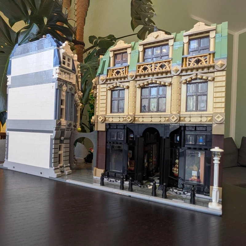 10508ピース MOC オールドディストリクト モジュール式ビルディングブロック 組み立て式 クリスマスおもちゃ ギフト 実践能力向上 子供向け