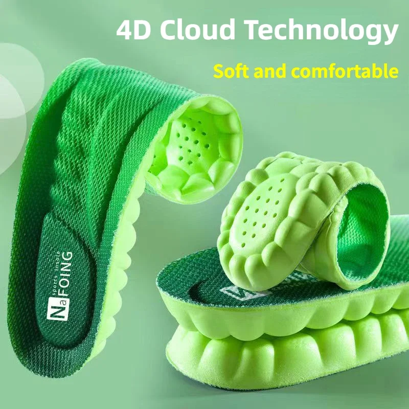 

Мягкие ортопедические спортивные стельки с подошвой для ног, дышащие амортизирующие кроссовки, подушечки для мужчин и женщин, стелька с поддержкой свода стопы