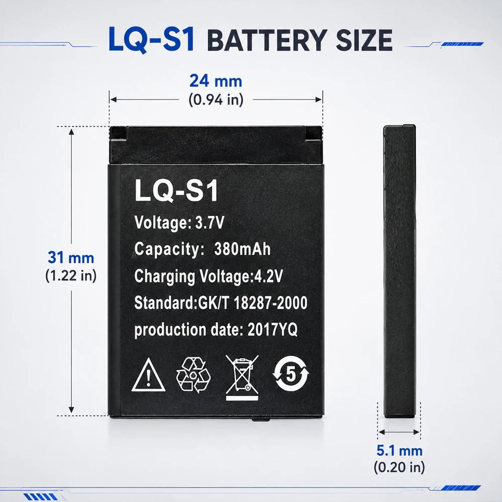Batteria LiPo Ricaricabile LQ- - Watch V8 recensione e prezzo