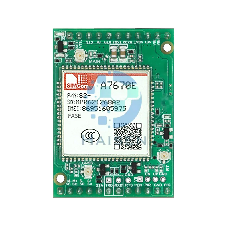 HAISEN SIMCOM A7670E-FASE Core Board A7670E-FASE Development Board LTE CAT1+4G+2G+BT+GNSS+ Voice A7670