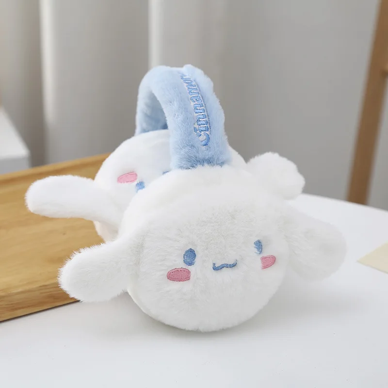 MINISO 정품 Sanrio Pacha 개 어린이 따뜻한 귀 컵 플러시 만화 소년과 소녀 귀 컵 귀 팩 귀 따뜻한 귀 커버