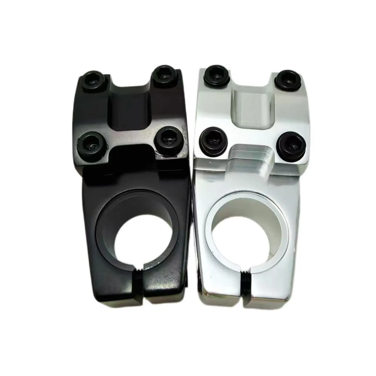 BMX-Lenkervorbau aus 6061 Aluminiumlegierung, 50 mm Reichweite, 22,2 mm Lenkerklemmbereich, 28,6 mm Gabelrohr, 30 mm Einstecktiefe, Fahrrad-BMX-Vorderlenker. – Detail 3