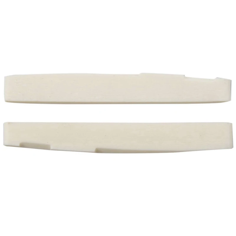 6 String Acoustic Bone Bridge Guitar Slotted Saddle Guitar Parts(Pack Of 20)