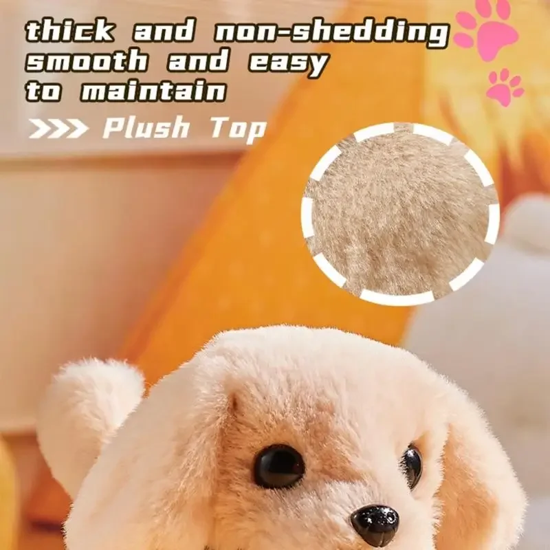 Đồ chơi thú cưng bằng điện động vật mô phỏng có kích hoạt bằng giọng nói Thú cưng Robot sang trọng cho trẻ mới biết đi học tập