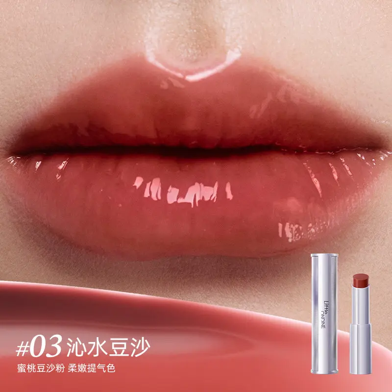Little Ondine Lipstick Glass Shine Balm Hydrating Tinted Lip Balm with Hyaluronic Acid Hydrating Satin Lip Stick