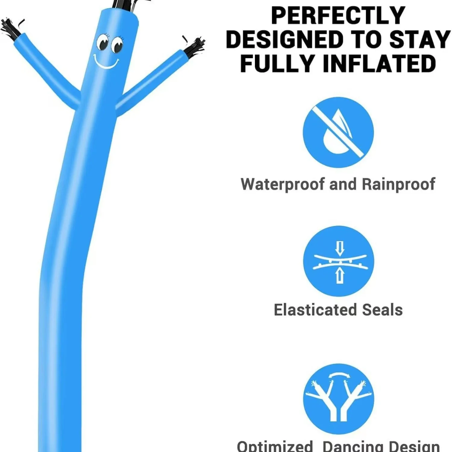 10-20ft Sky Air Puppet Dancer Inflatable Dancer Waving Tube Male Puppet Dancer, Suitable, Farm, Falcon (Blower Not Included)