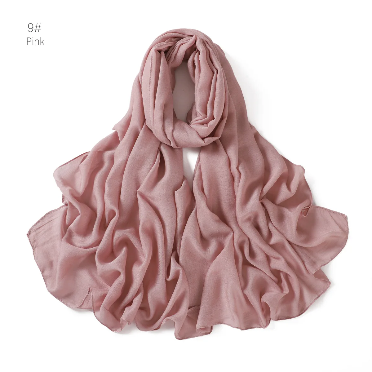 Thin Modal Solid Color Breathable Human Cotton Shawl Cotton and Linen Women's Scarf Headscarf