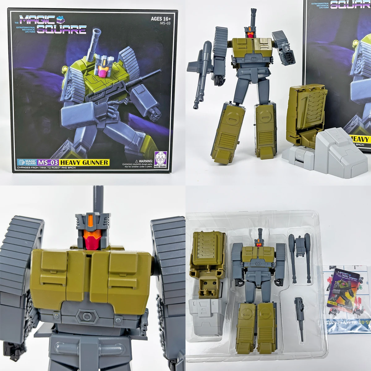 Magisches Quadrat MS-TOYS MS-03 ms03 Schlägerei schwerer Schütze Anime Modell mp Skala Transformation Roboter Action figur Spielzeug für Geschenk