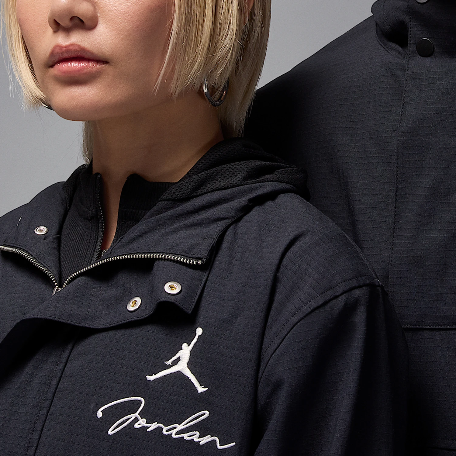 سويت شيرت Nike Official Jordan للرجال بغطاء للرأس بنصف سحاب HF9294-010