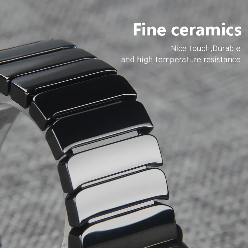 Ceramic Strap For Apple Watch Ultra Band 49mm 10 9 8 7 6 5 4 SE Comfortable Bracelet Wristband iWatch 45mm 44mm 41mm 42mm 46mm
