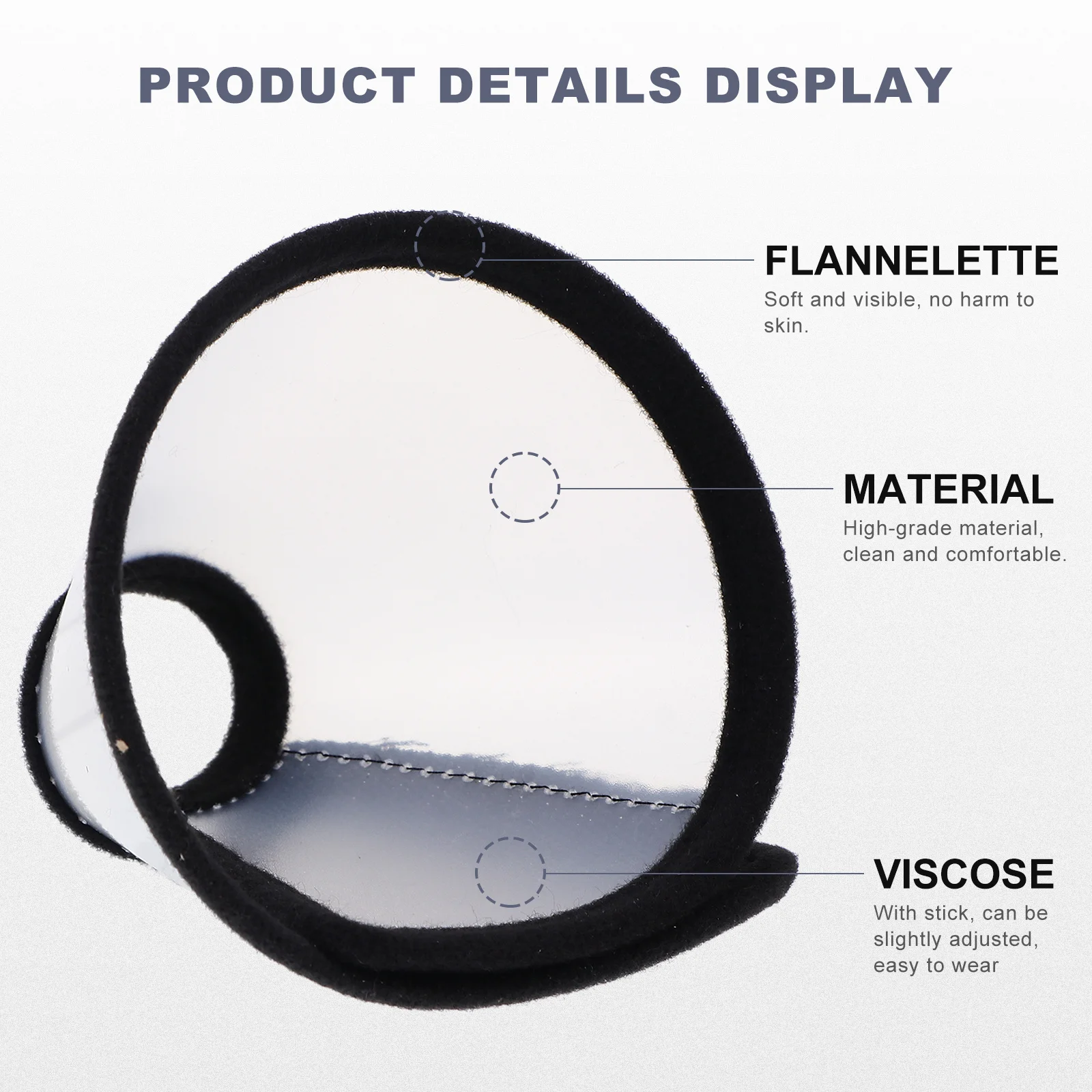 

2pcs Anti Bite Collar Protective Neck Ring for Hamster Recovery Collar Pet Protector Anti Lick Wound Preventor Durable Bright
