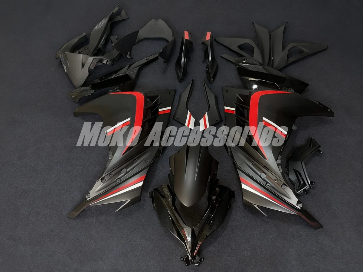 

Комплект обтекателей для Ninja300 Ex300 2013-2018, набор кузовных деталей из ABS-пластика, черный, красный, белый