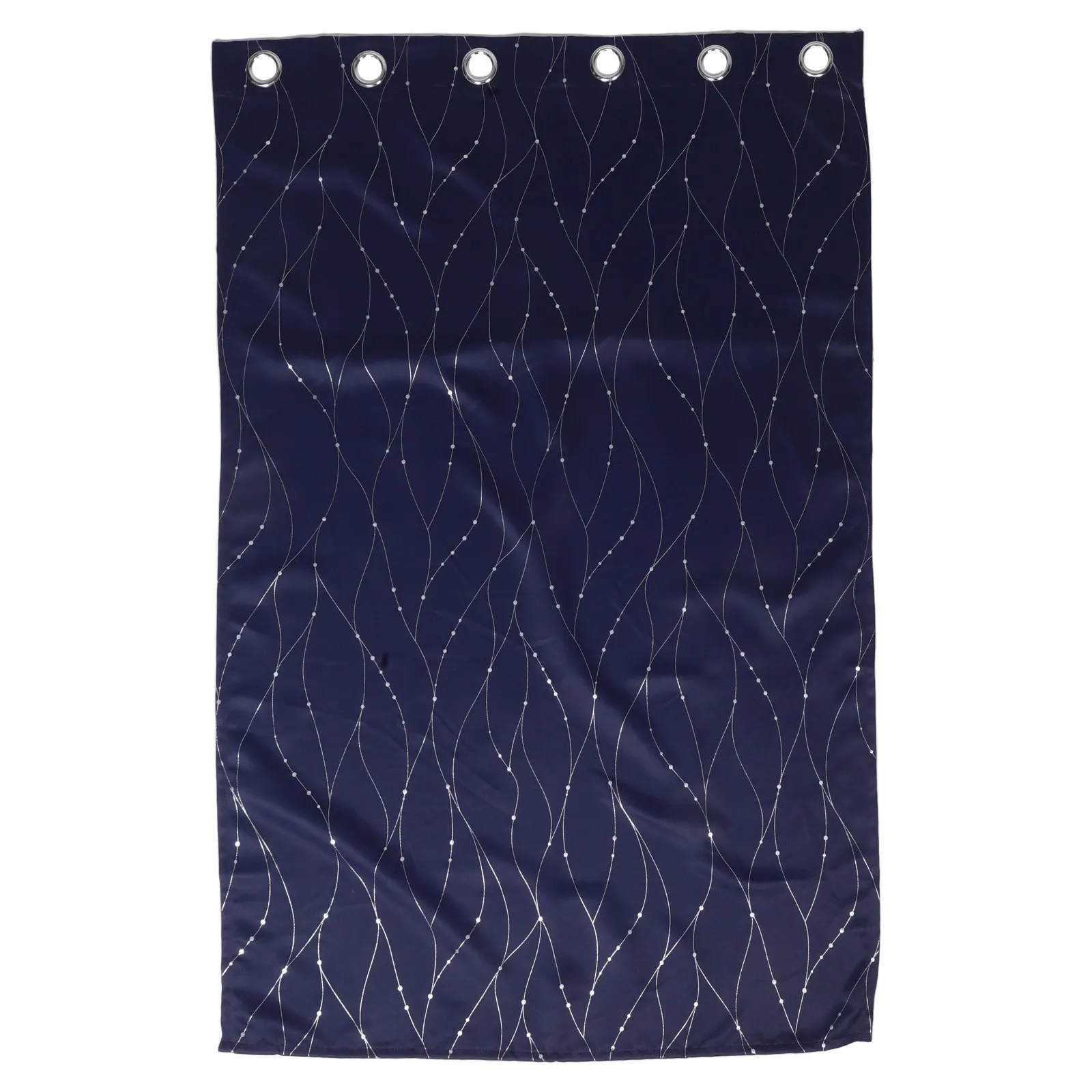 

Blackout Curtain Short Length Thermal Insulated Window Drapes for Bedroom Living Room Home Office Dark Blue