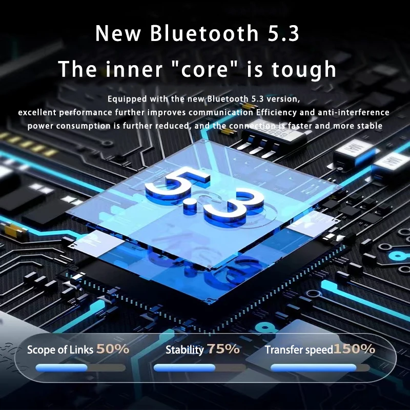 2025 G2900F TWS سماعات بلوتوث بخاصية إلغاء الضوضاء النشطة ANC ENC جودة عالية تكوين عالي في الأذن رياضي طويل جدًا #5