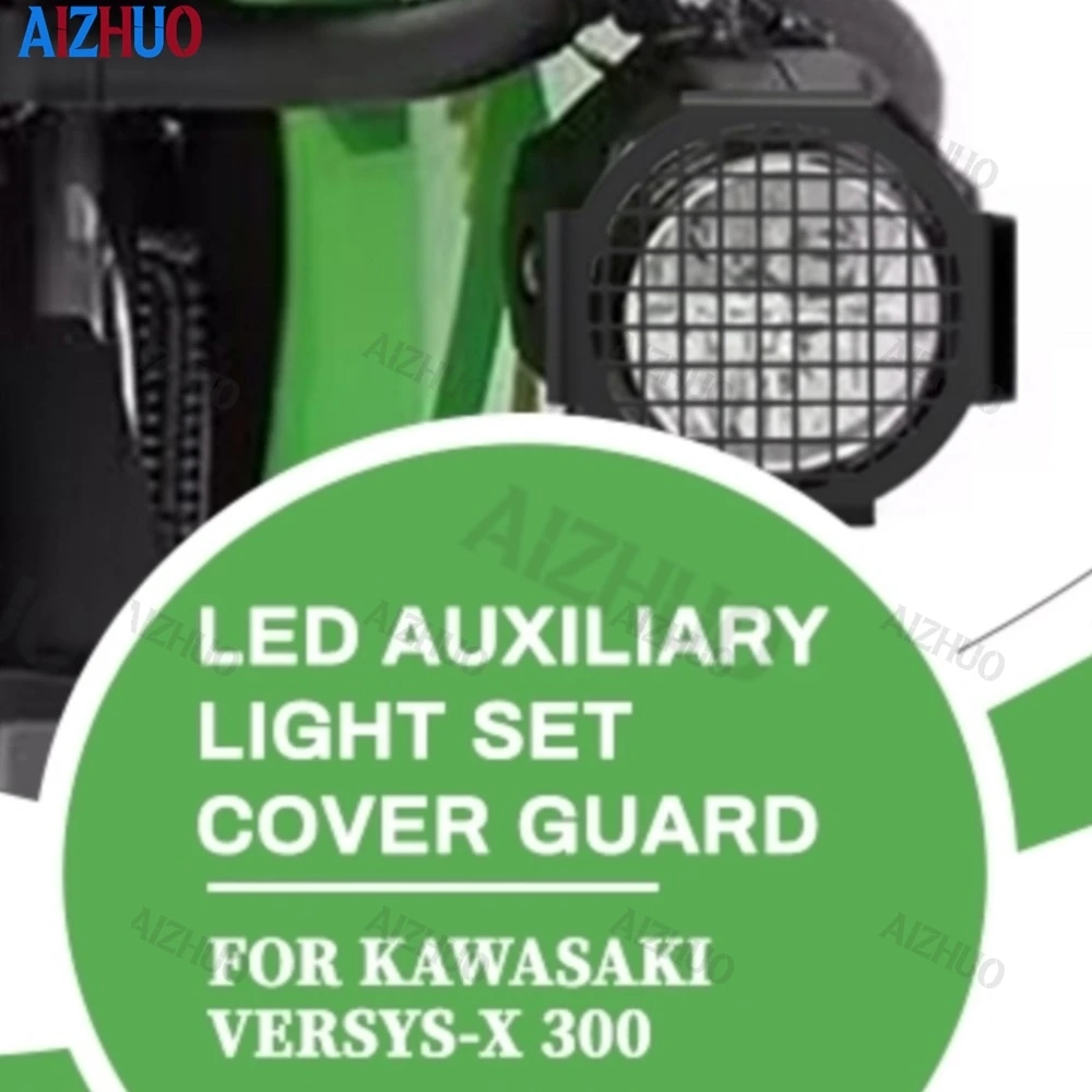 

Spotlight Auxiliary Light Cover For KAWASAKI VERSYS-X 300 VERSYS X300 Fog Light Protection Guard 2017-2026 Motorcycle Accessory
